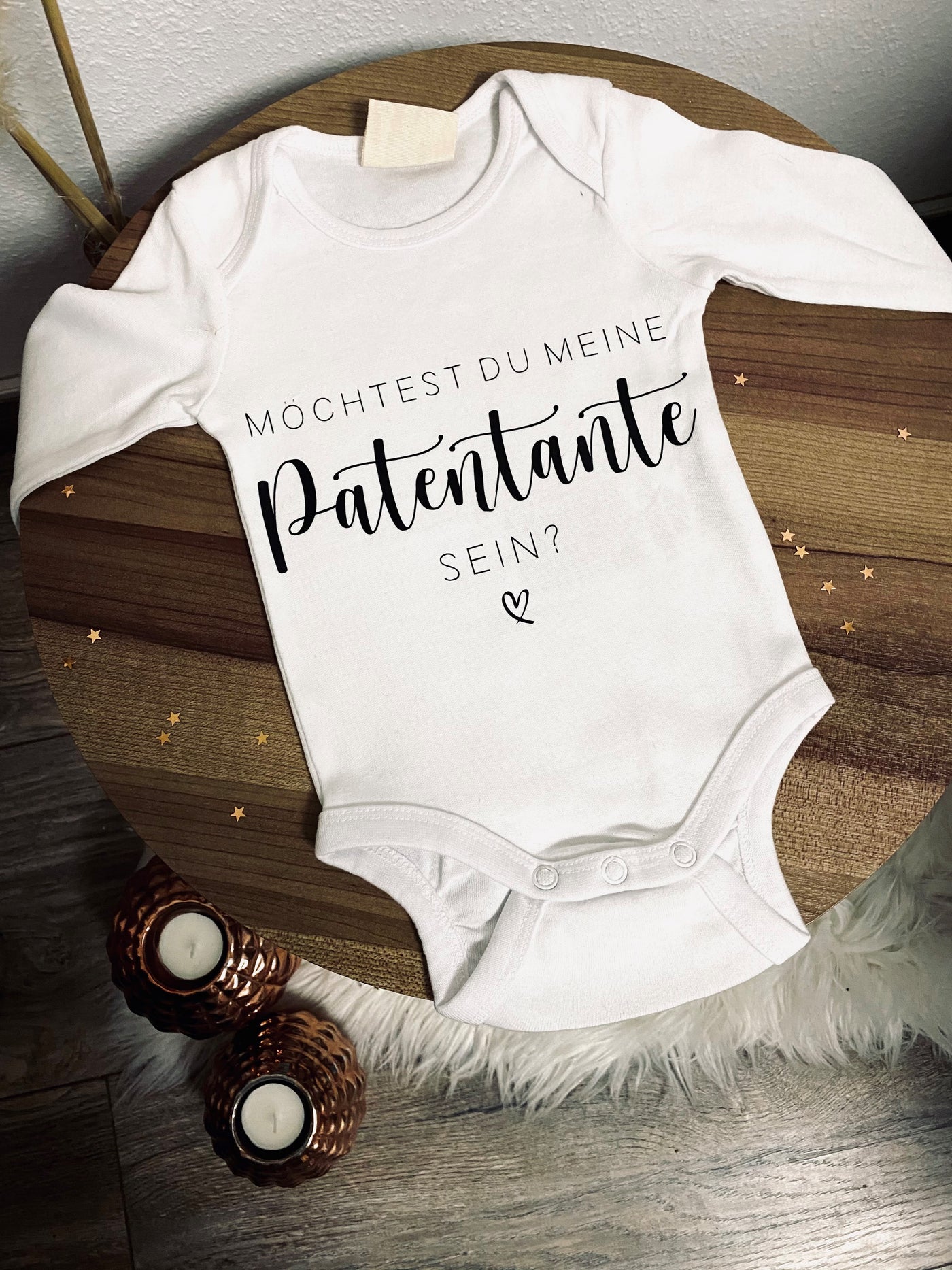 Babybody Design "Patentante/Patenonkel" | Paten fragen mit Geschenken [INDIVIDUALISIERBAR]