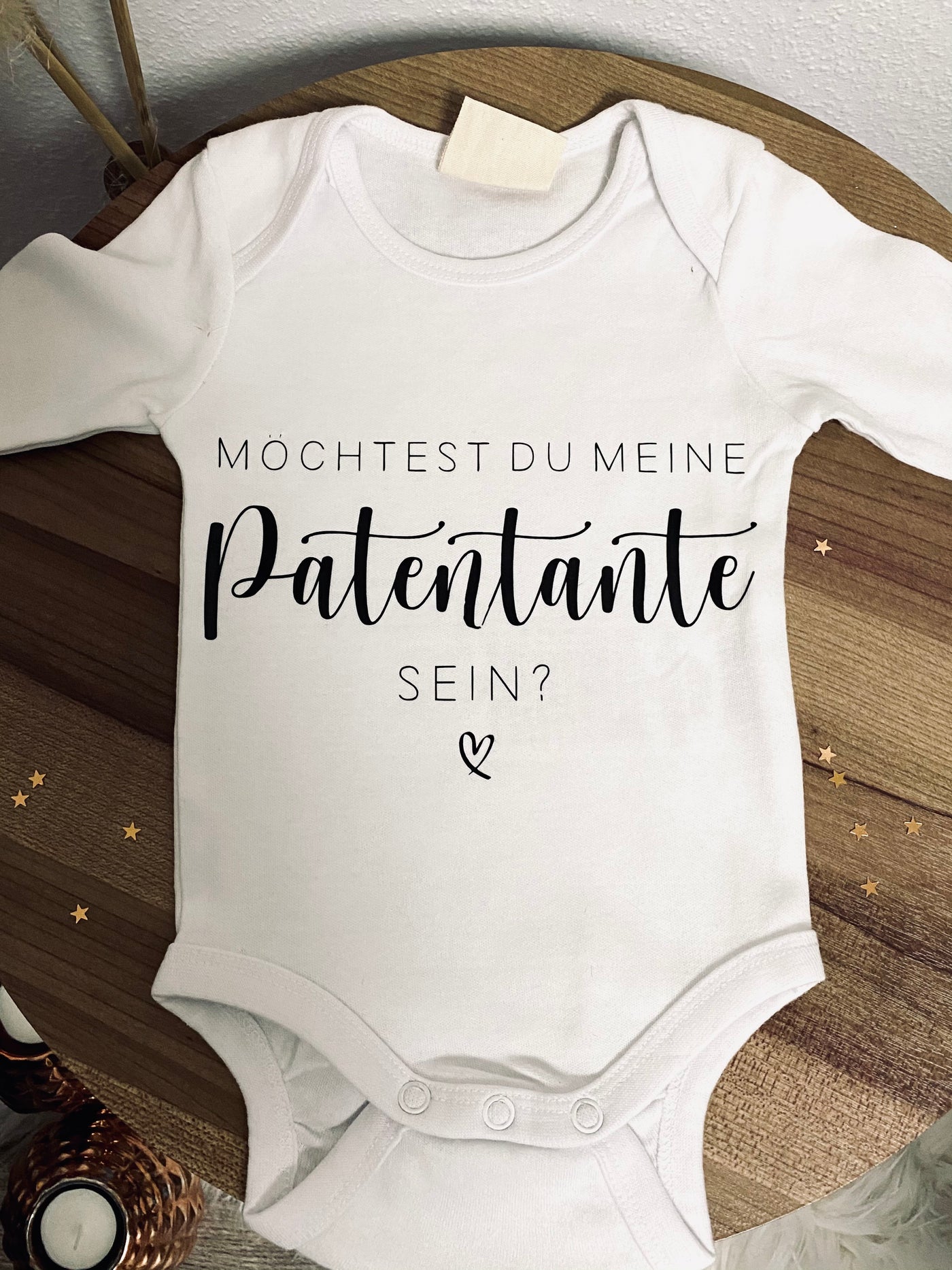 Babybody Design "Patentante/Patenonkel" | Paten fragen mit Geschenken [INDIVIDUALISIERBAR]