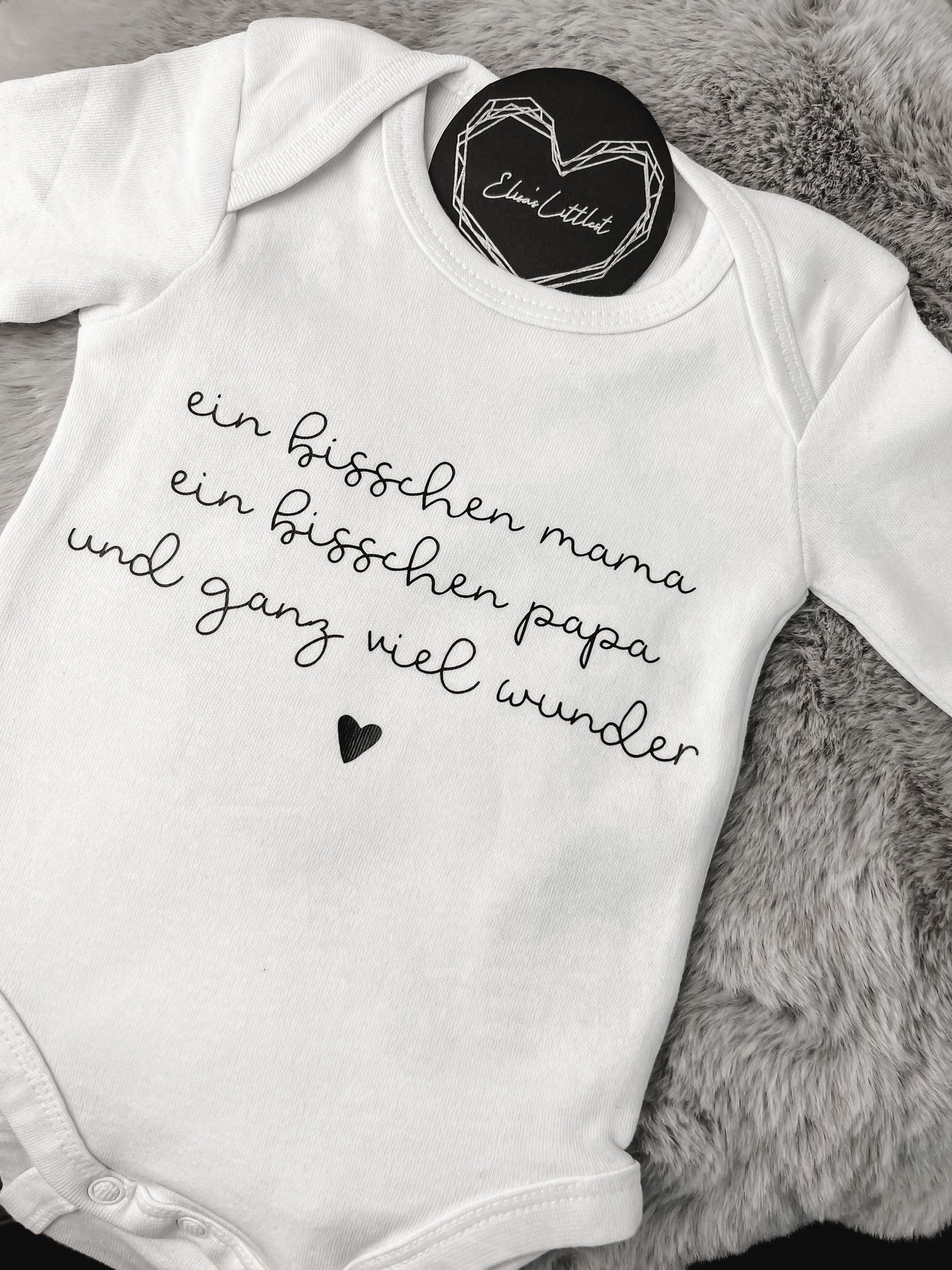 Babybody Design "Ganz viel Wunder" | Geschenk Geburt, Babyparty [individualisierbar]