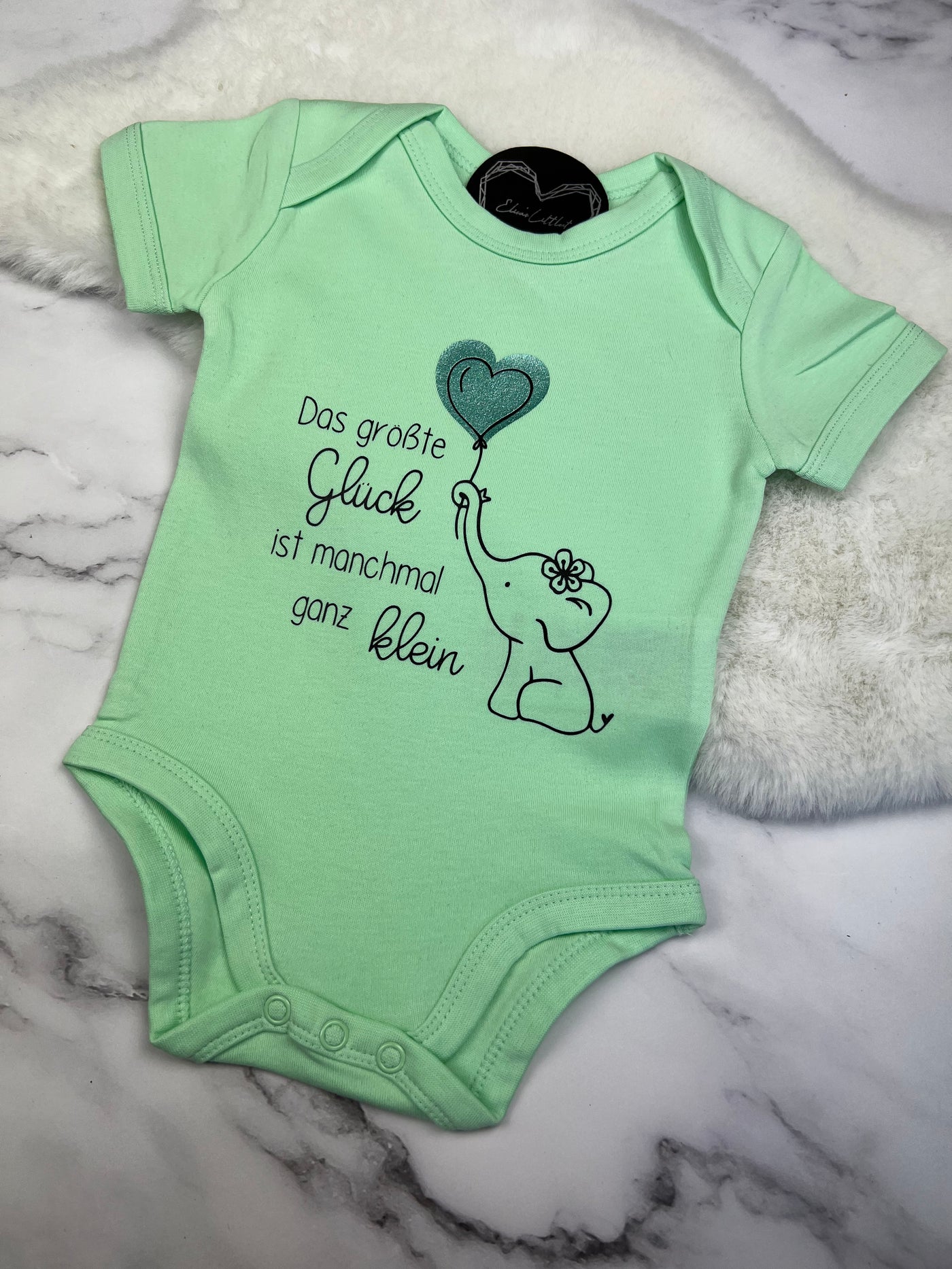 Babybody Design "Größtes Glück" | Geschenk zur Geburt, Babyparty [individualisierbar]