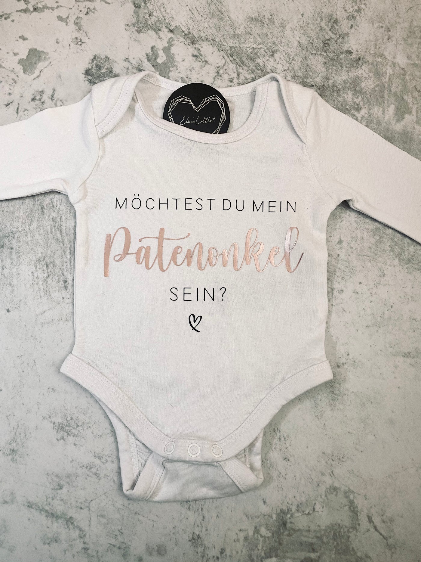 Babybody Design "Patentante/Patenonkel" | Paten fragen mit Geschenken [INDIVIDUALISIERBAR]