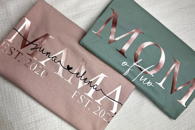 MOM Shirt Design "Mom of ..." | Damen Shirt für Mamas & werdende Mütter [individualisierbar]