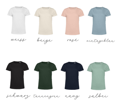 Damen T-Shirt Design „MAMA" | Mama Shirt mit Kindernamen [personalisiert / individualisiert]