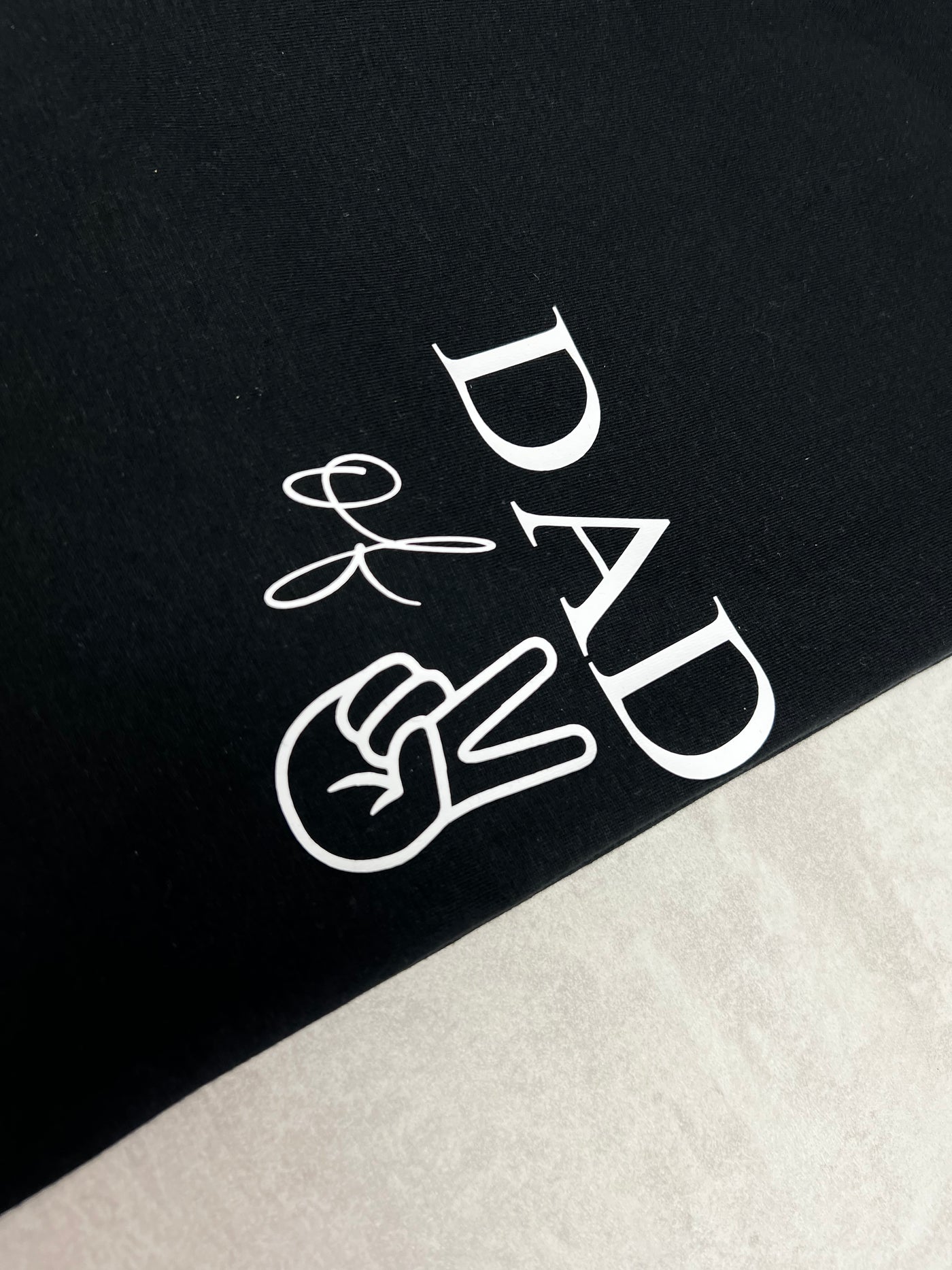 DAD Shirt Design "Dad of two" | Herren Shirt für Zweifachpapas [individualisierbar]