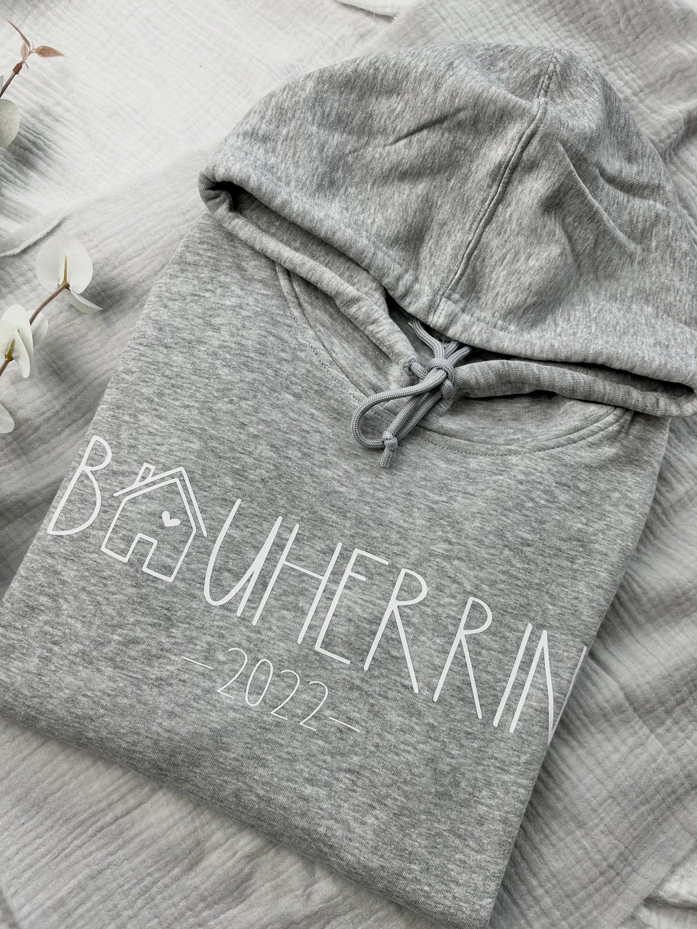 Damen Hoodie Design „Bauherrin“ | Damen Kapuzenpullover für frischgebackene Hausbesitzer [individualisierbar]