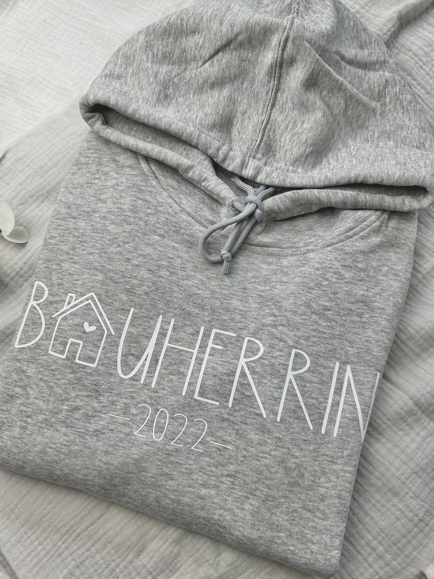 Damen Hoodie Design „Bauherrin“ | Damen Kapuzenpullover für frischgebackene Hausbesitzer [individualisierbar]