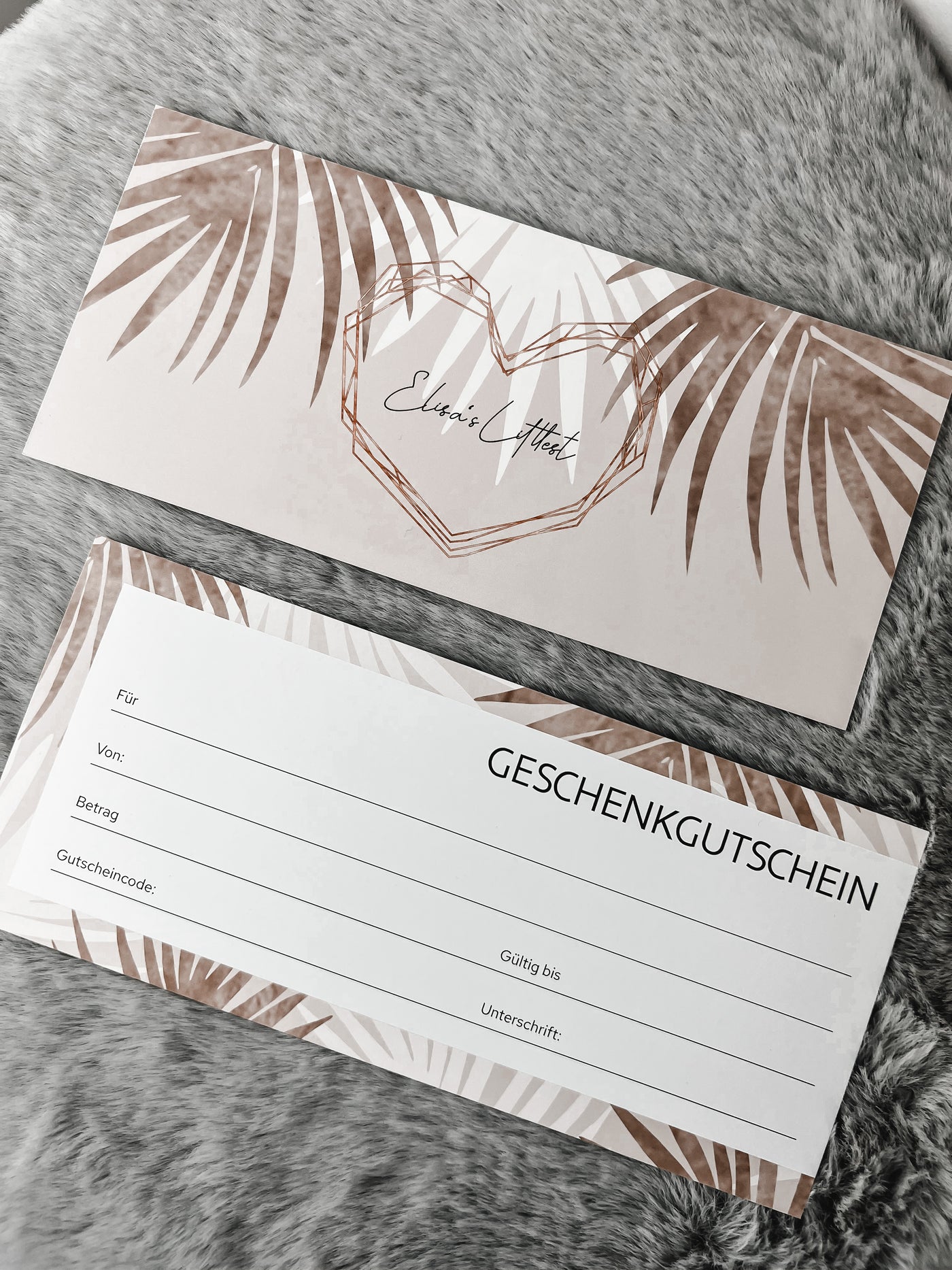 Physischer Geschenkgutschein (Gutscheinwert wählbar)