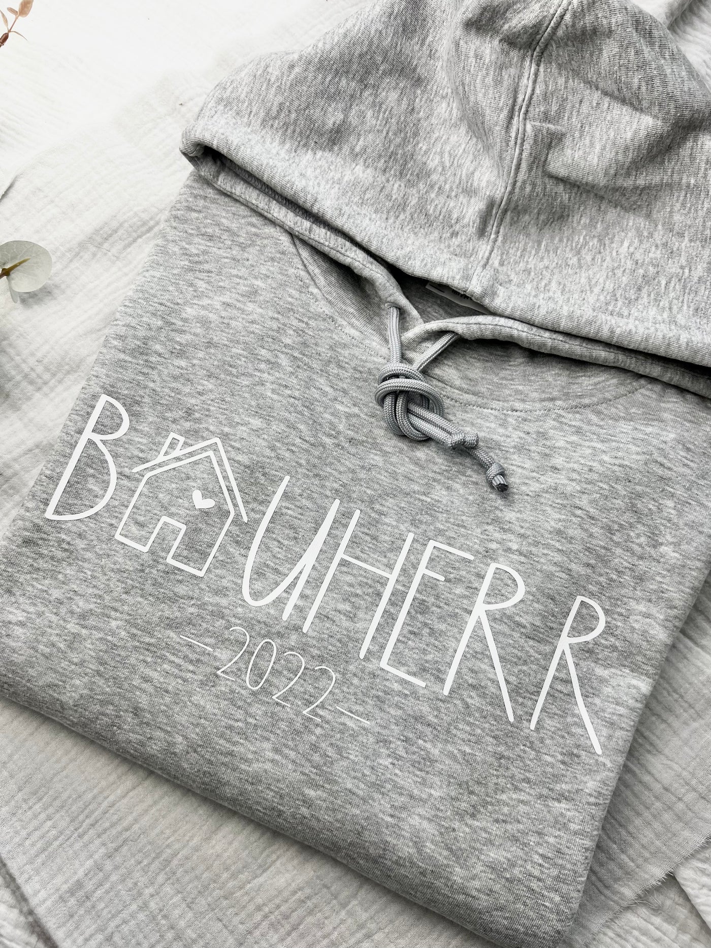 Herren Hoodie Design „Bauherr“ | Herren Kapuzenpullover für frischgebackene Hausbesitzer [individualisierbar]