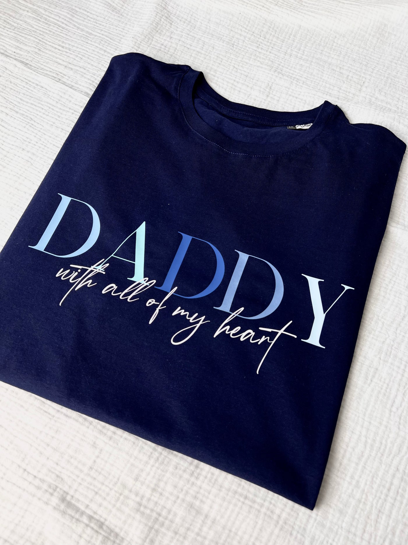 Herren Shirt Design „DADDY“ | PAPA T-Shirt mit Farbverlauf [individualisierbar]