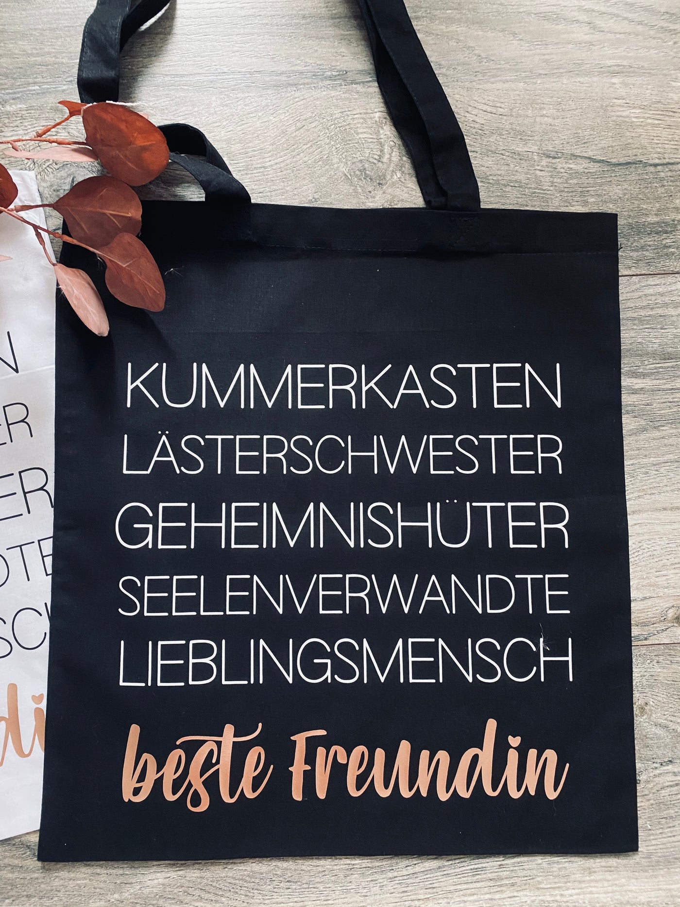 Stoffbeutel Design "Beste Freundin" ⎟Stoffbeutel mit Synonymen für Dein Bestie [individualisierbar]