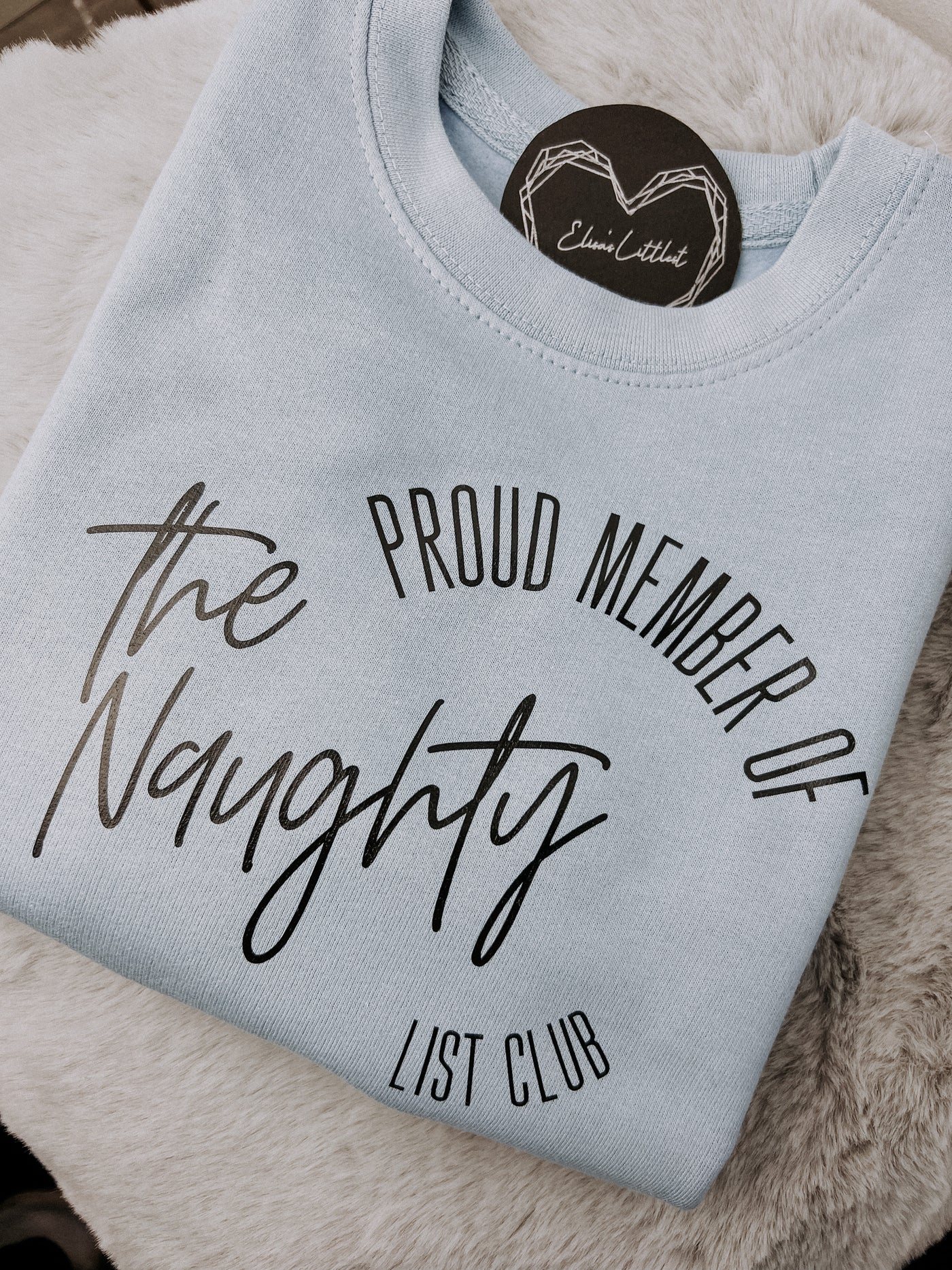 Kinder Sweater Design "Naughty List" | Baby- & Kinder Pullover [individualisierbar]