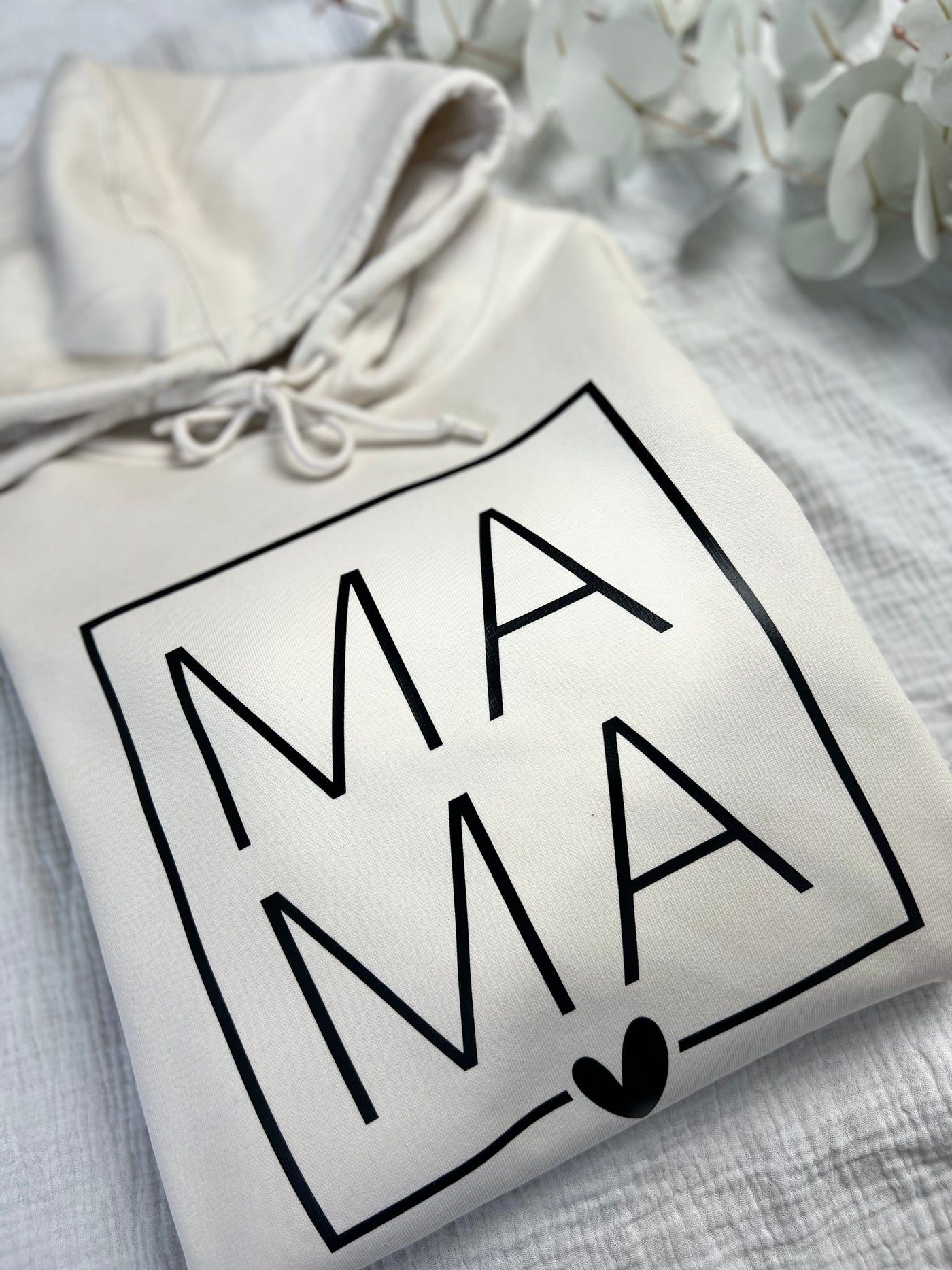 Damen Hoodie Design „MAMA“ | MAMA Pulli | Partnerlook Hoodie MAMA & MINI | [individualisierbar]