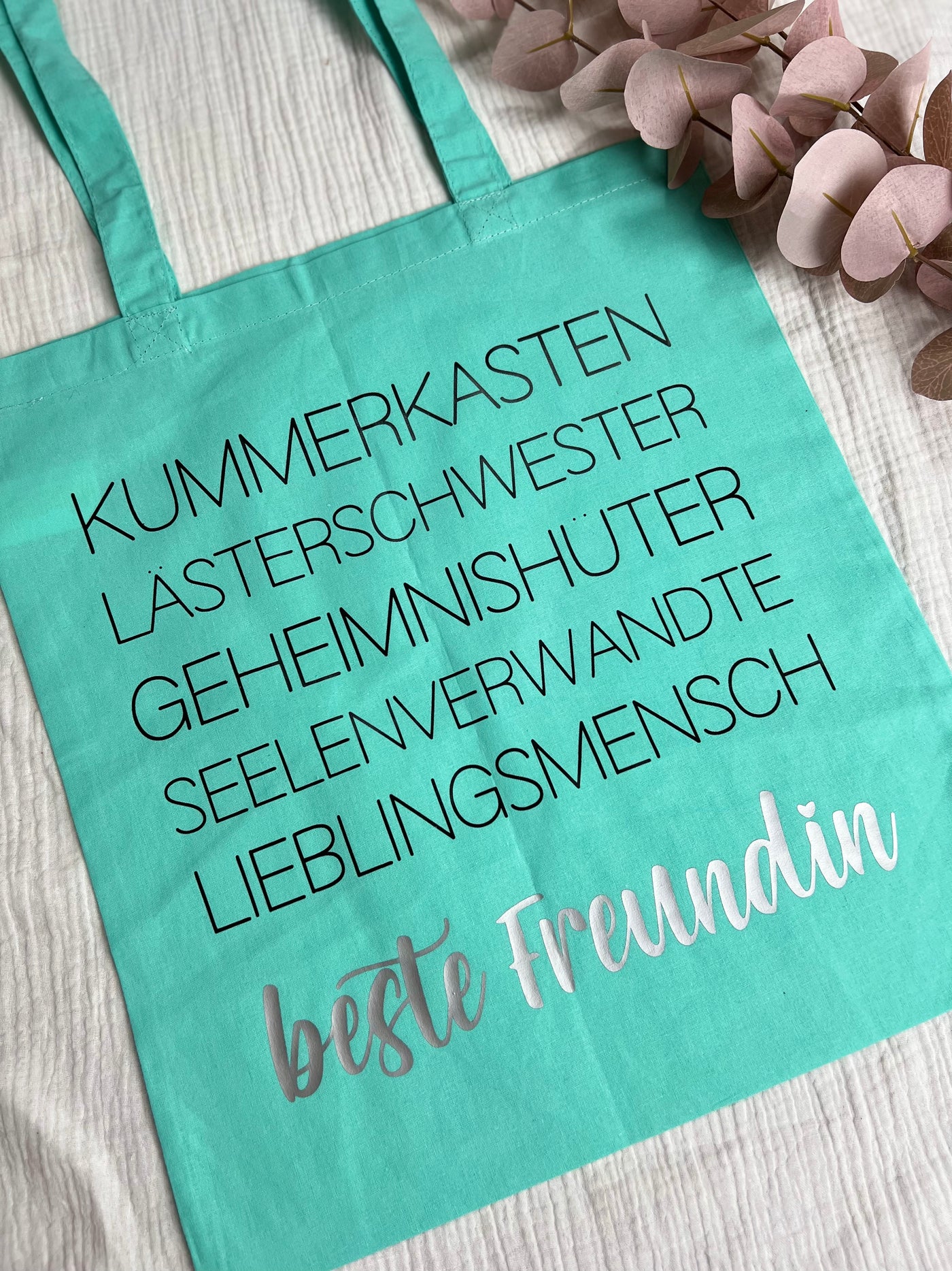 Stoffbeutel Design "Beste Freundin" ⎟Stoffbeutel mit Synonymen für Dein Bestie [individualisierbar]