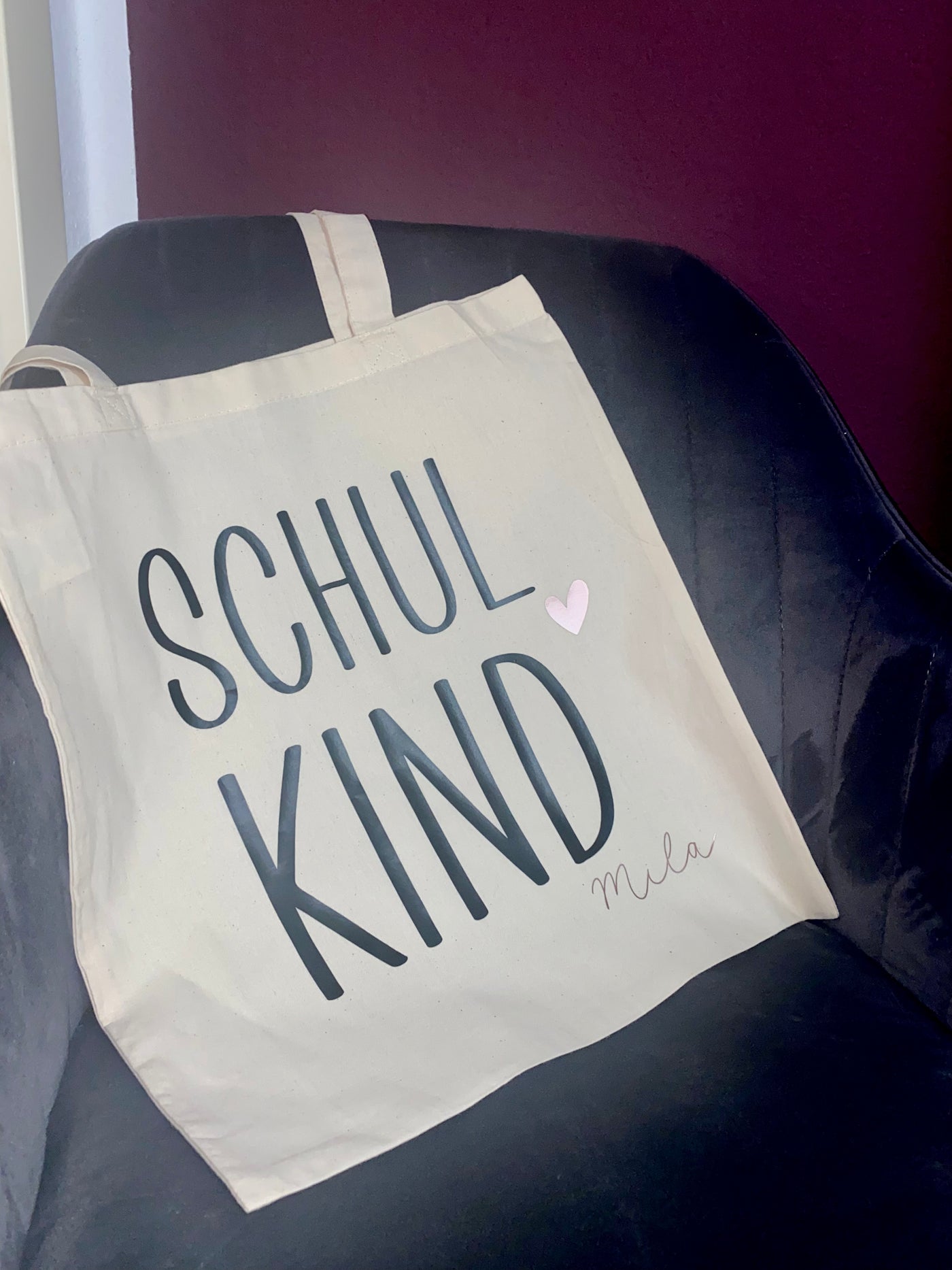 Stoffbeutel Design "Schulkind" ⎟Stoffbeutel zur Einschulung [personalisierbar⎟individualisierbar]