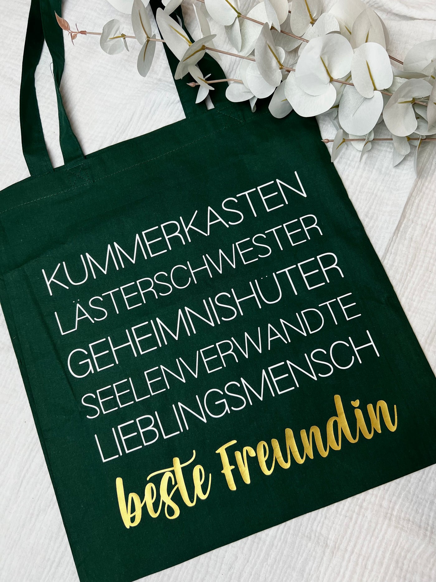 Stoffbeutel Design "Beste Freundin" ⎟Stoffbeutel mit Synonymen für Dein Bestie [individualisierbar]