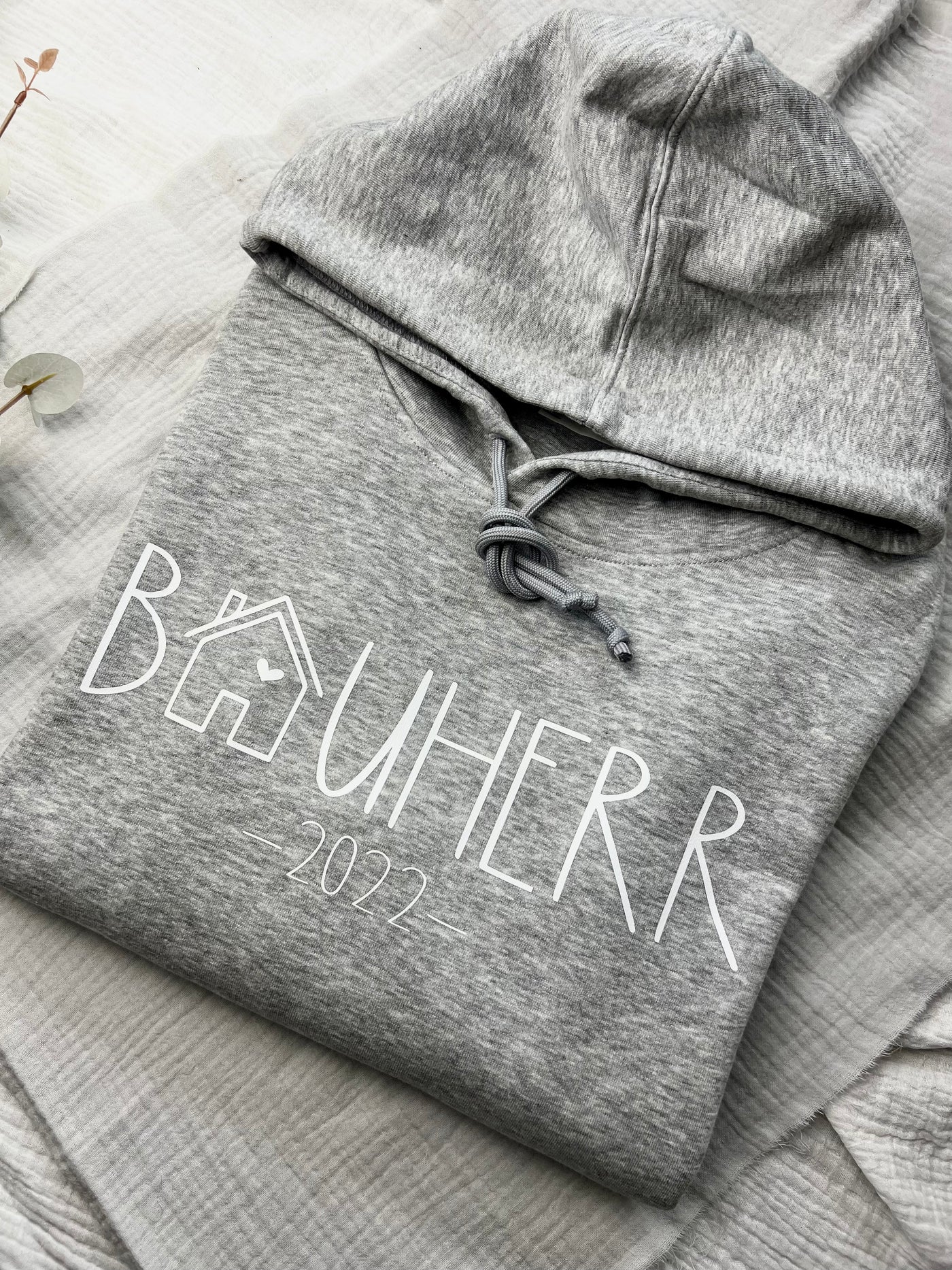 Herren Hoodie Design „Bauherr“ | Herren Kapuzenpullover für frischgebackene Hausbesitzer [individualisierbar]