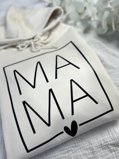 Damen Hoodie Design „MAMA“ | MAMA Pulli | Partnerlook Hoodie MAMA & MINI | [individualisierbar]