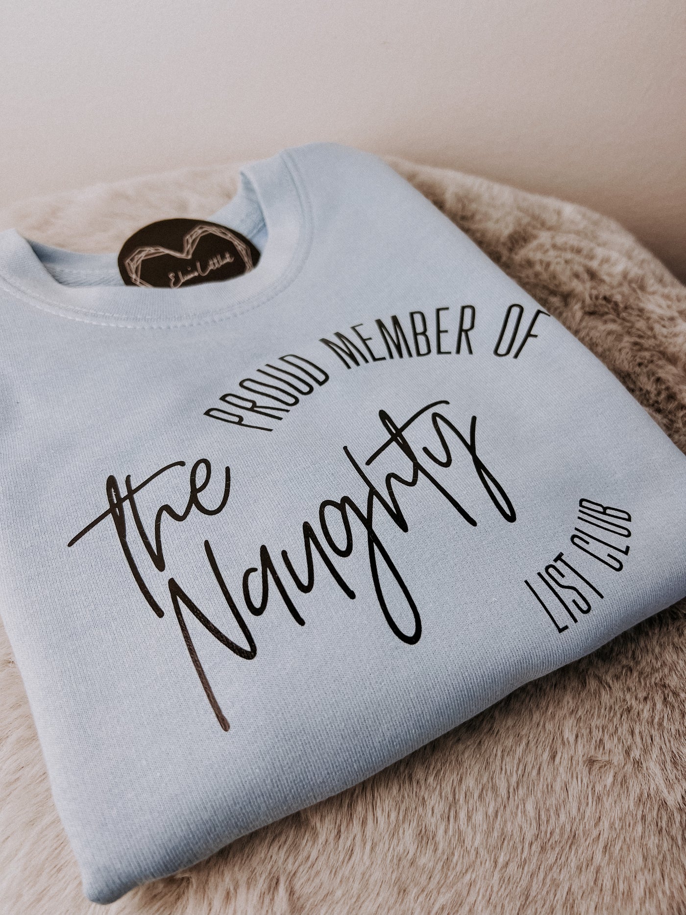 Kinder Sweater Design "Naughty List" | Baby- & Kinder Pullover [individualisierbar]