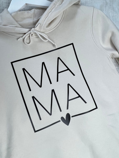 Damen Hoodie Design „MAMA“ | MAMA Pulli | Partnerlook Hoodie MAMA & MINI | [individualisierbar]