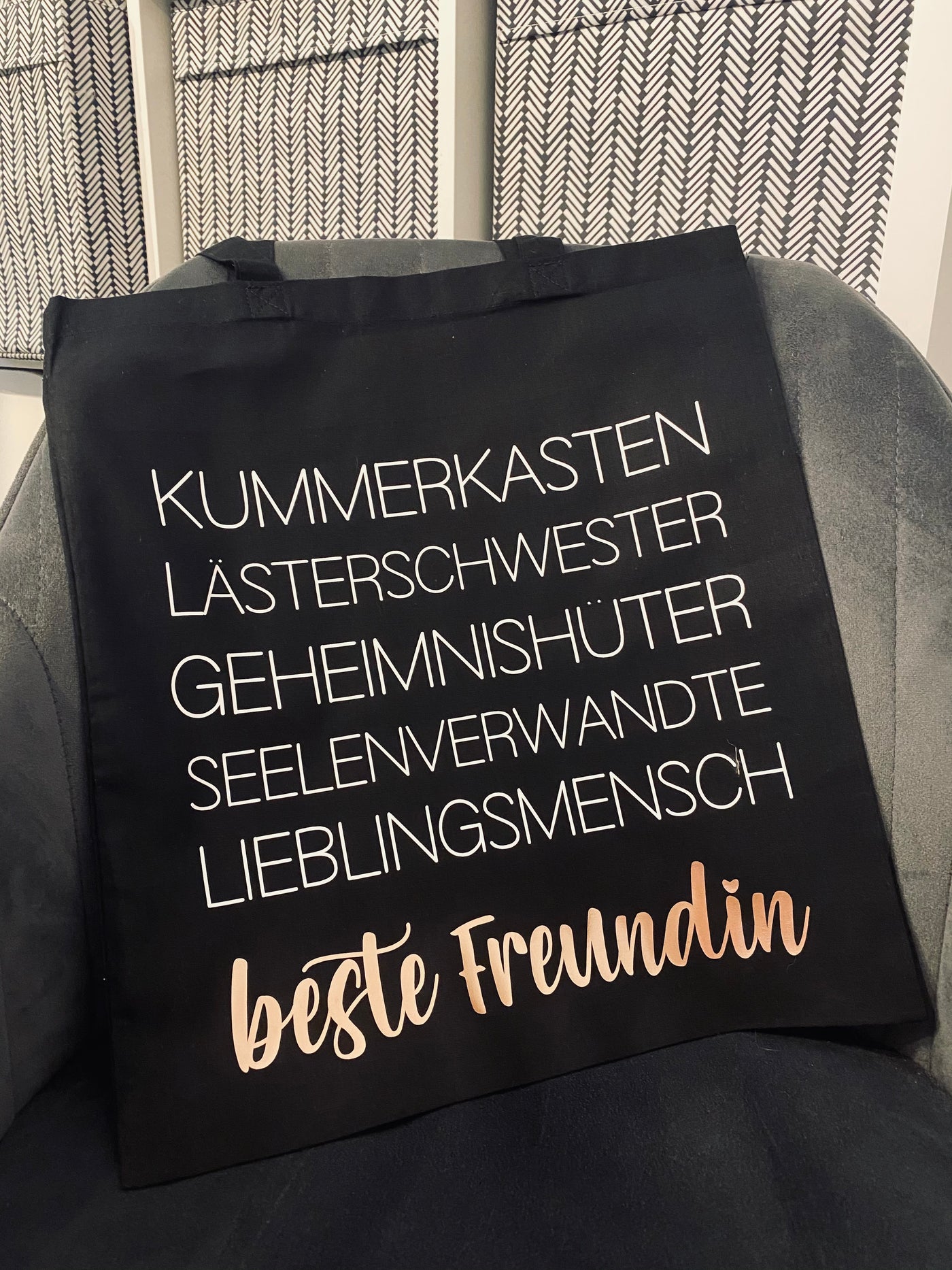 Stoffbeutel Design "Beste Freundin" ⎟Stoffbeutel mit Synonymen für Dein Bestie [individualisierbar]